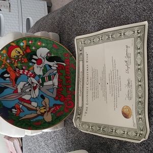 Warner Brothers collectible plate
